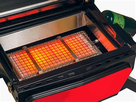 cooking steak on infrared burner